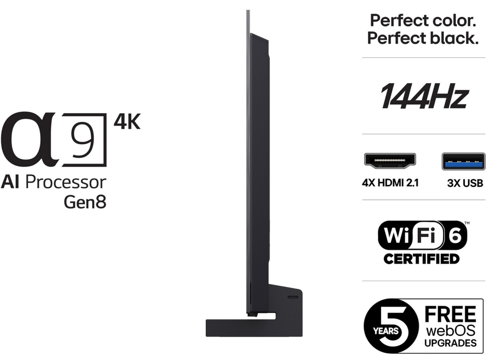 LG 42" C5 AI 4K OLED Smart TV (2025) 20 - 49 tommer TV