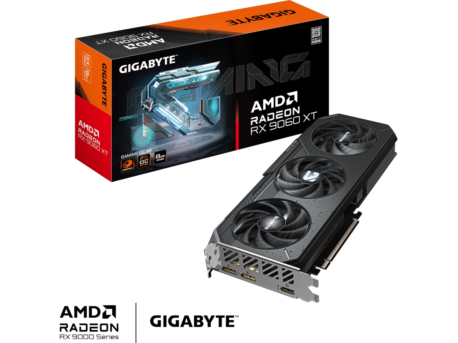 Gigabyte Radeon RX 9060 XT Gaming OC Skjermkort