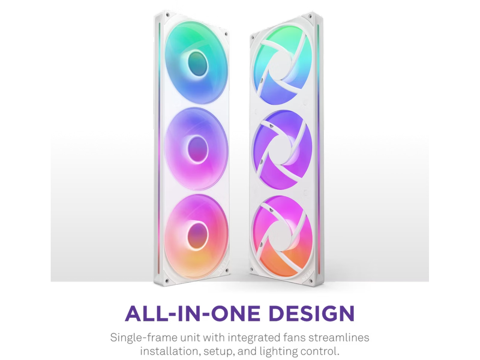 NZXT F420 RGB Core Kjøler (hvit) CPU - Vannkjøling