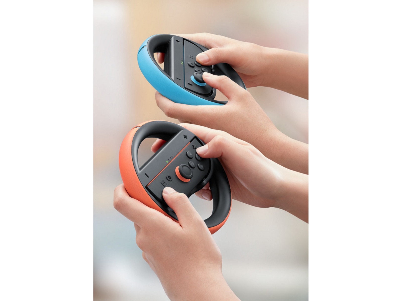 Nintendo Switch 2 Joy-Con 2 Wheel Pair (light blue/light red) Tilbehør