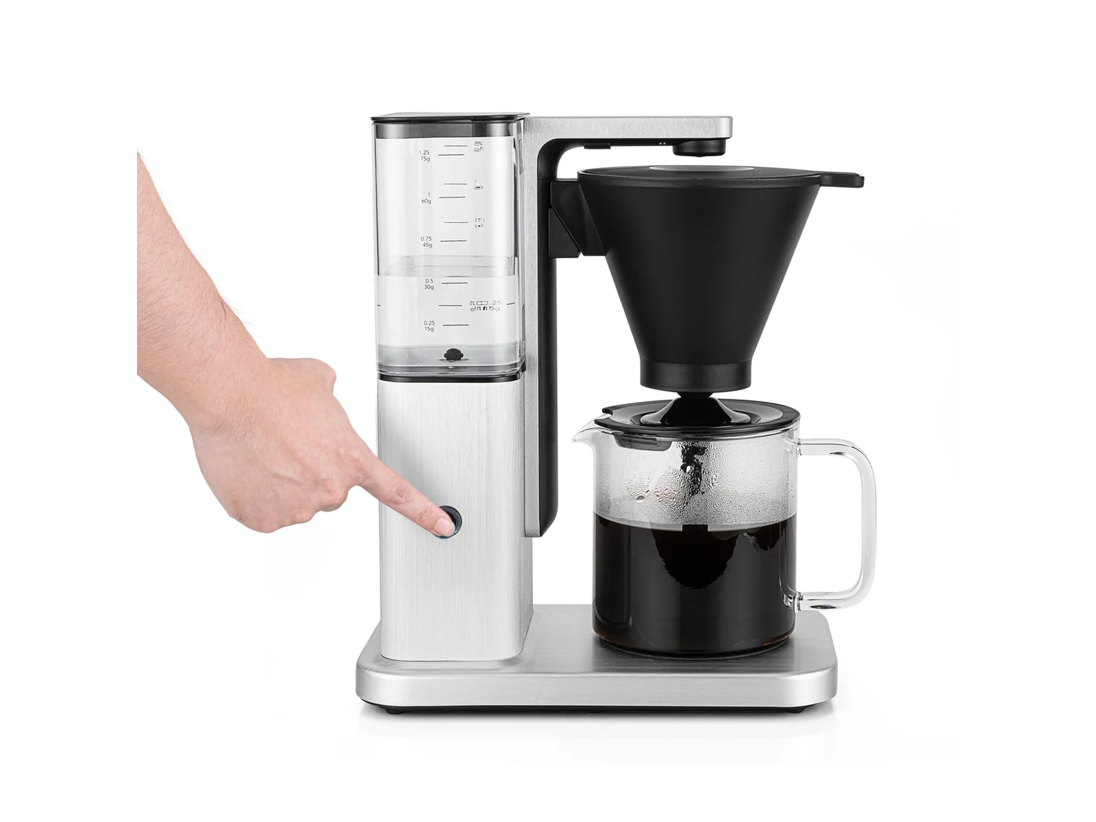 Wilfa Zense Alux Kaffetrakter (børstet aluminium) Kaffetraktere