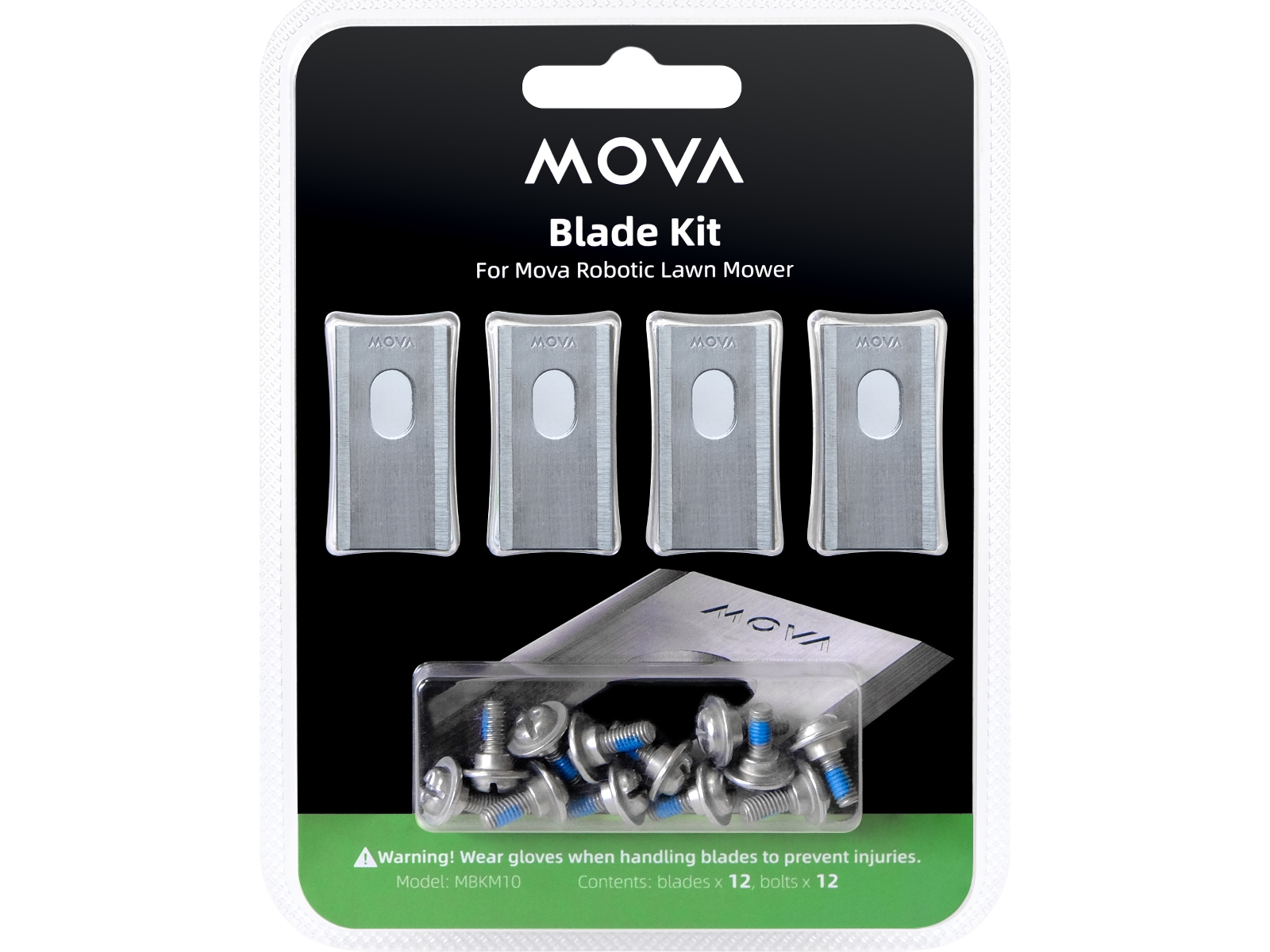 Mova 600/1000 kniver Tilbehør til gressklippere