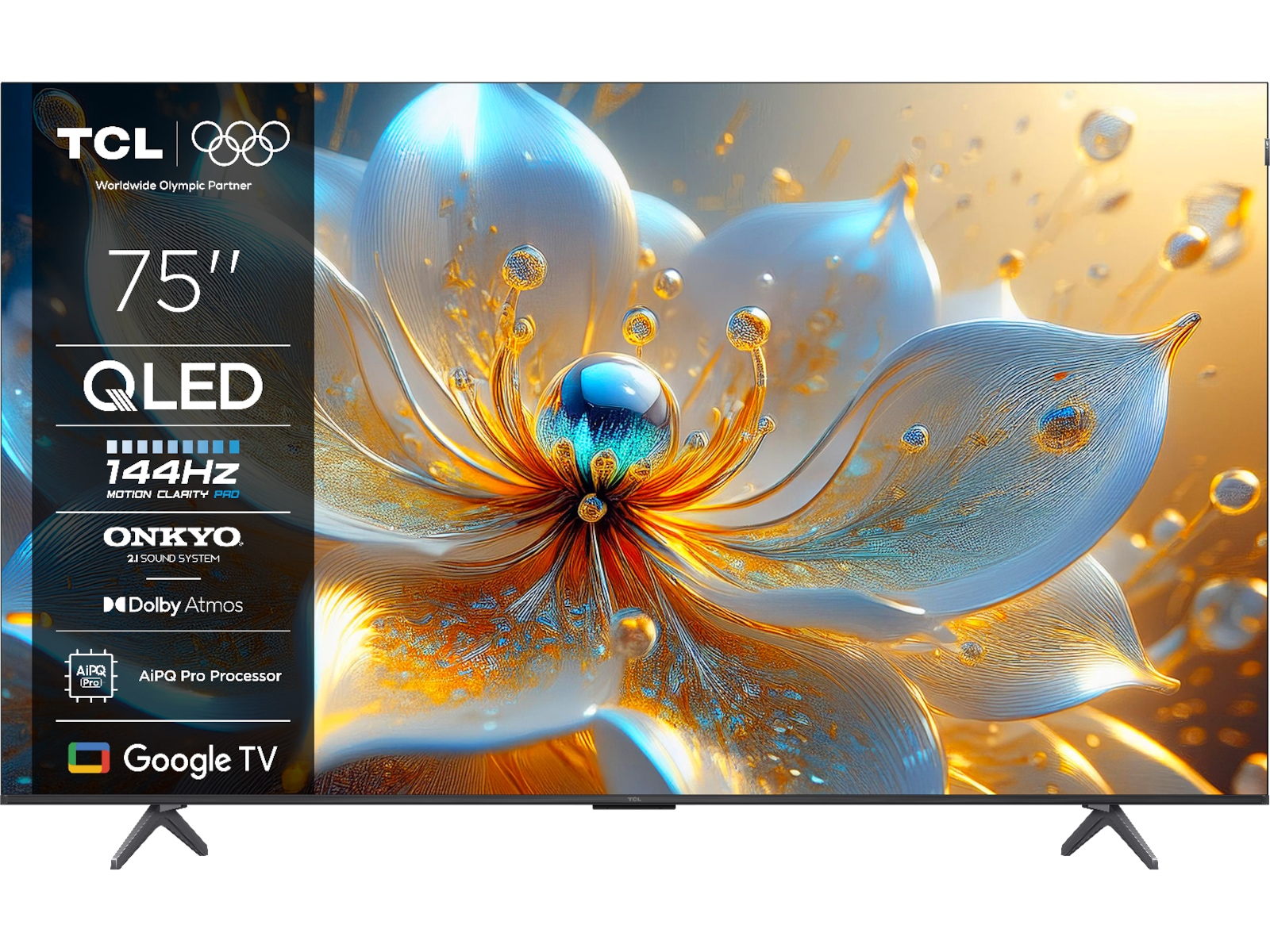 TCL 75" T8C 4K QLED Google TV (2025) 70 - 79 tommer TV