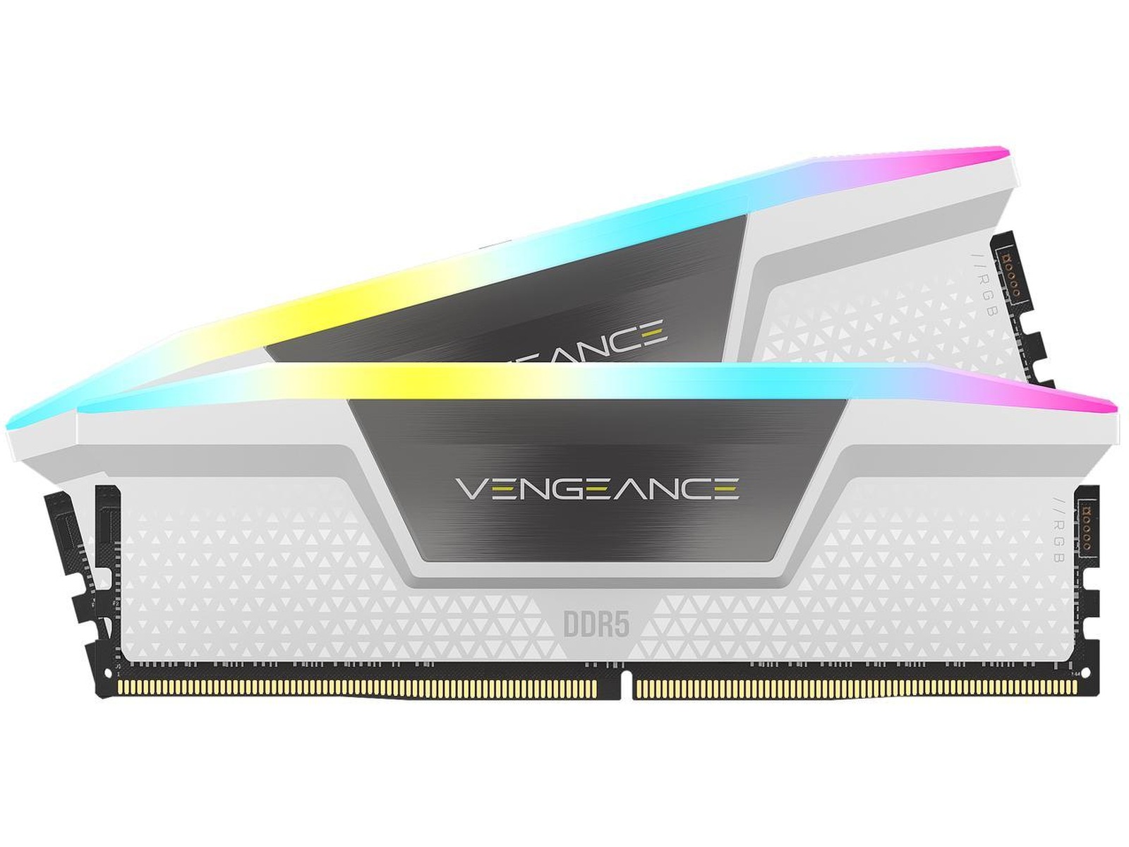Corsair Vengeance RGB DDR5 6400MHz 32GB (hvit) Minnebrikker