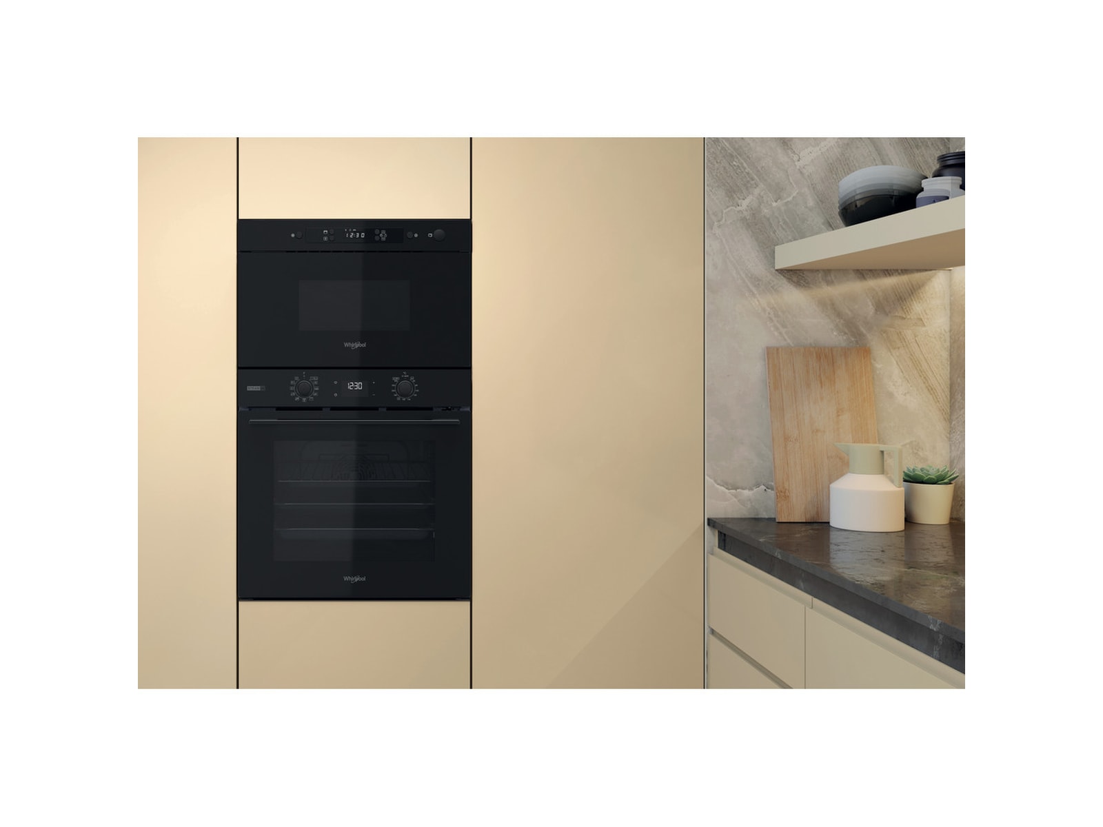 Whirlpool MBNA900B Integrert Mikrobølgeovn (sort) Mikrobølgeovn