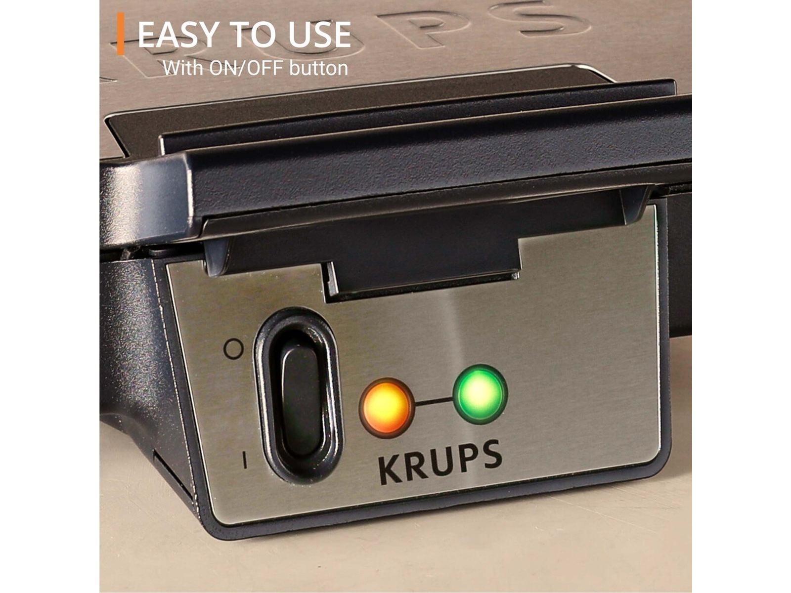 Krups FDK Iconic Sandwich Maker (stål) Toastjern