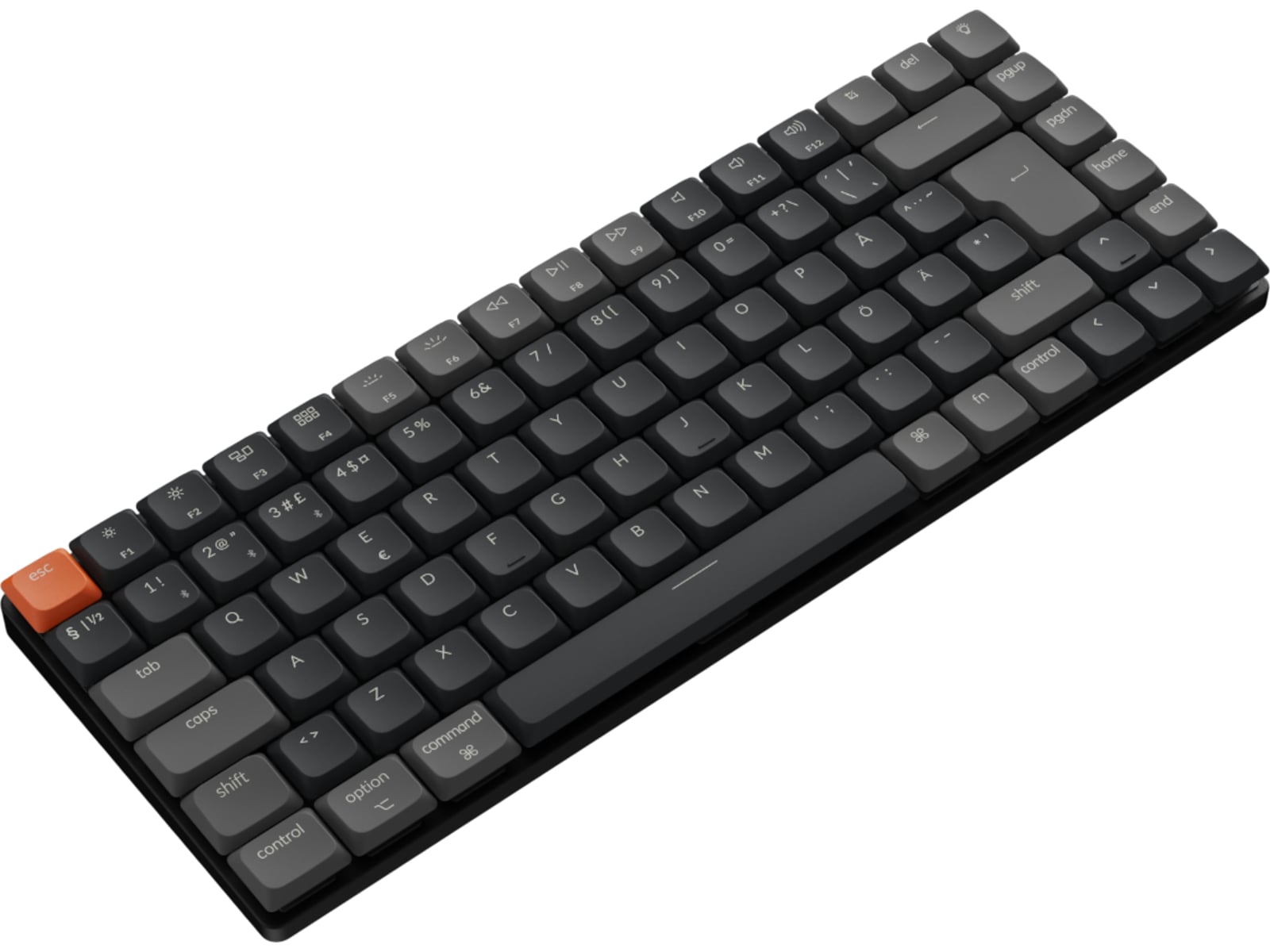 Keychron K3 V3 RGB Aluminium Hot Swap QMK Low Profile 2.0 Red trådløst tastatur Gamingtastatur