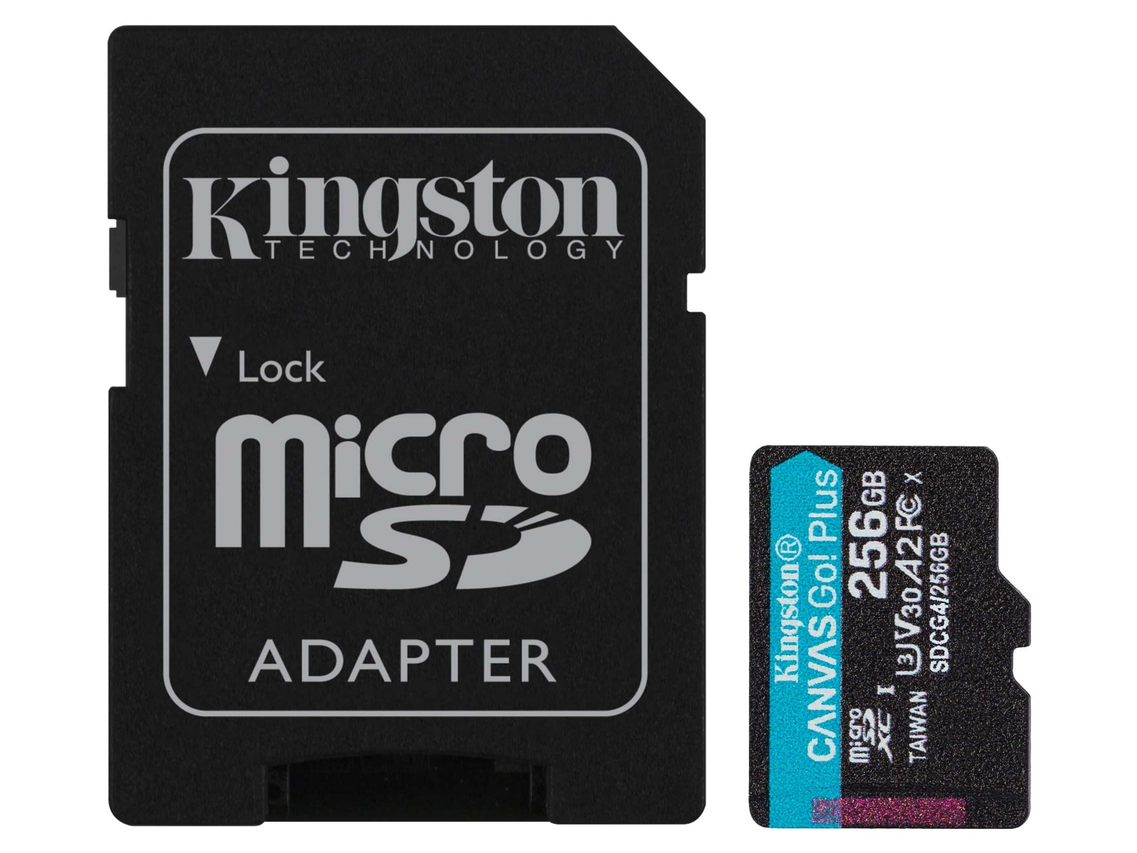 Kingston Canvas Go! Plus microSD 256GB Minnekort til foto & video