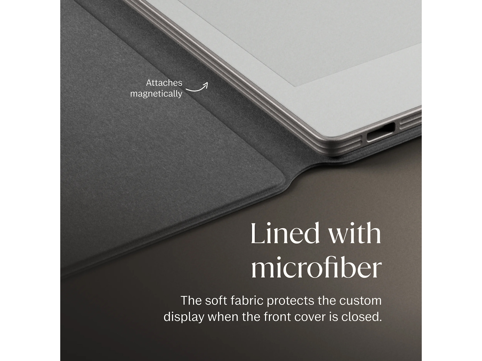 reMarkable Paper Pro Book Folio (basalt) Tilbehør til digitale notatblokker