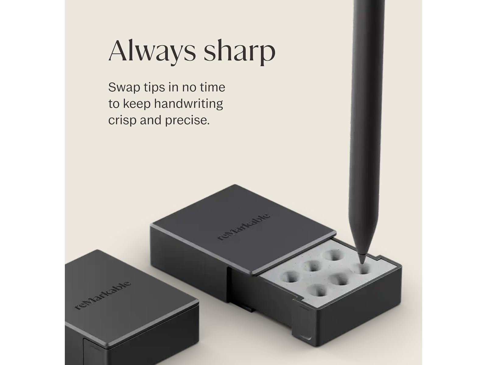 reMarkable Paper Pro Marker spisser, 6-pack (sort) Tilbehør til digitale notatblokker