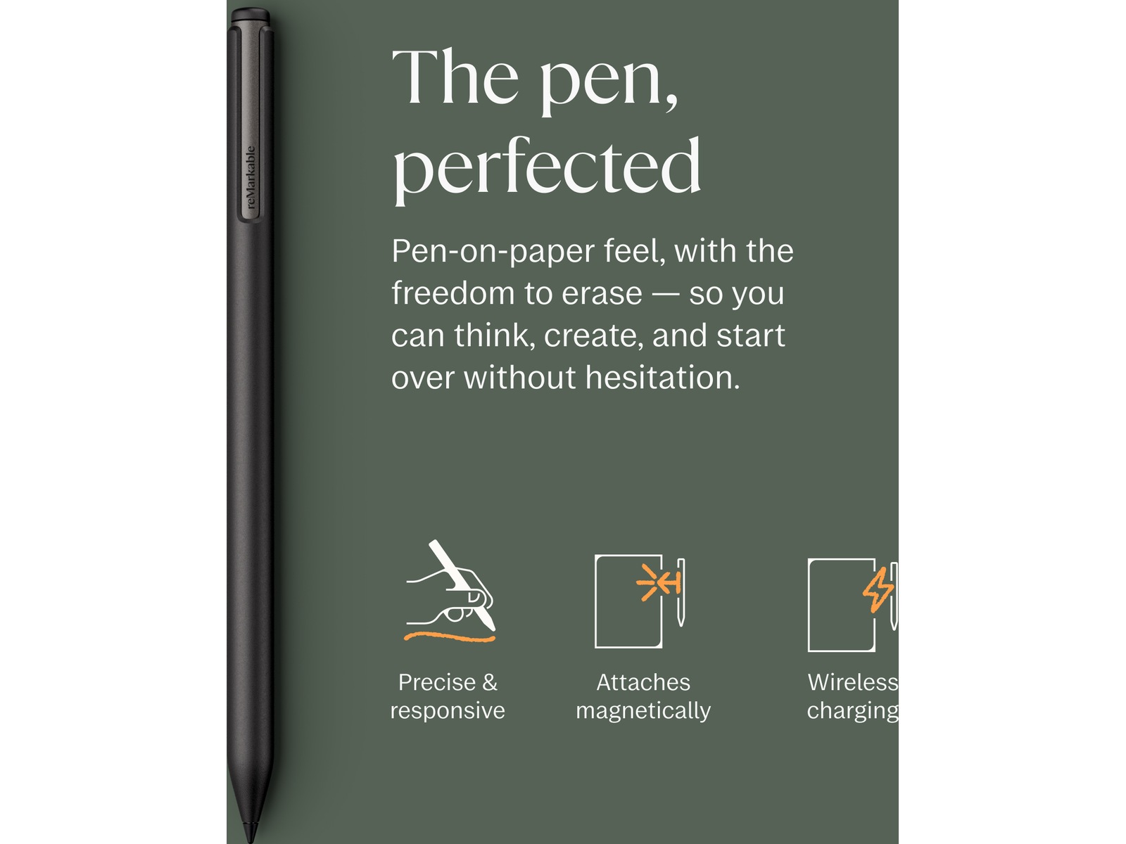 reMarkable Paper Pro 11,8" 64GB inkl. Marker Plus og Book Folio (basalt) Digitale notatblokker