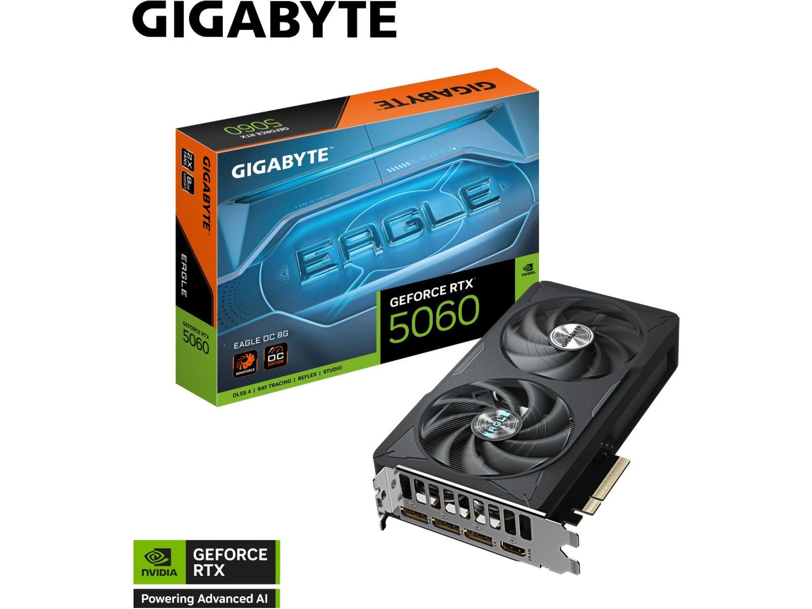 Gigabyte GeForce RTX 5060 EAGLE OC Skjermkort