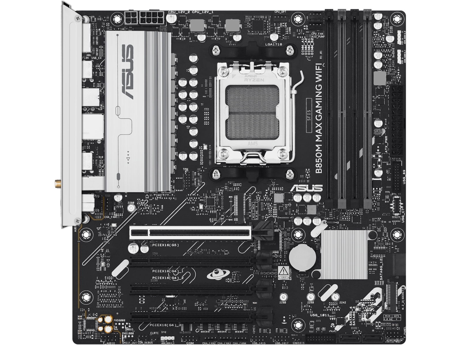 Asus B850M MAX GAMING WIFI Hovedkort AMD Socket