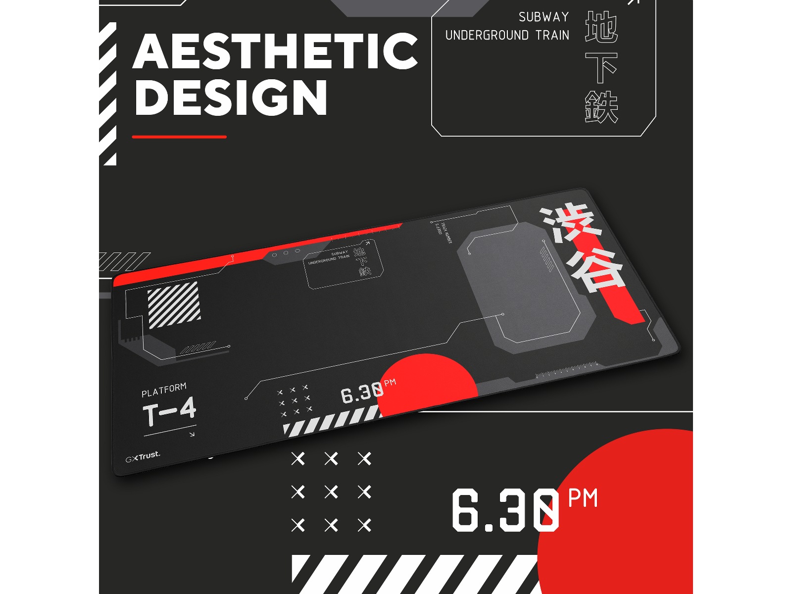 Trust GXT 759 XXL Gamingmusematte (japan sort) Gamingmusematte