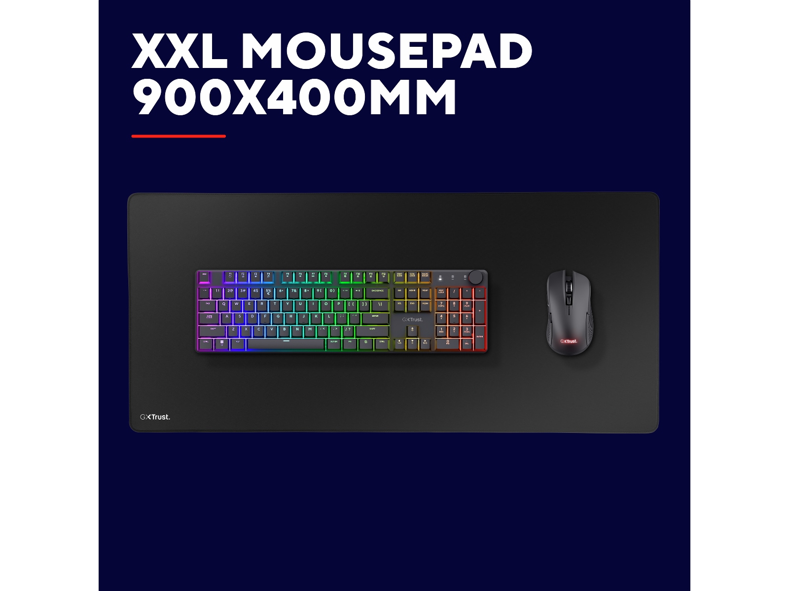 Trust GXT 759 XXL Gamingmusematte (sort) Gamingmusematte