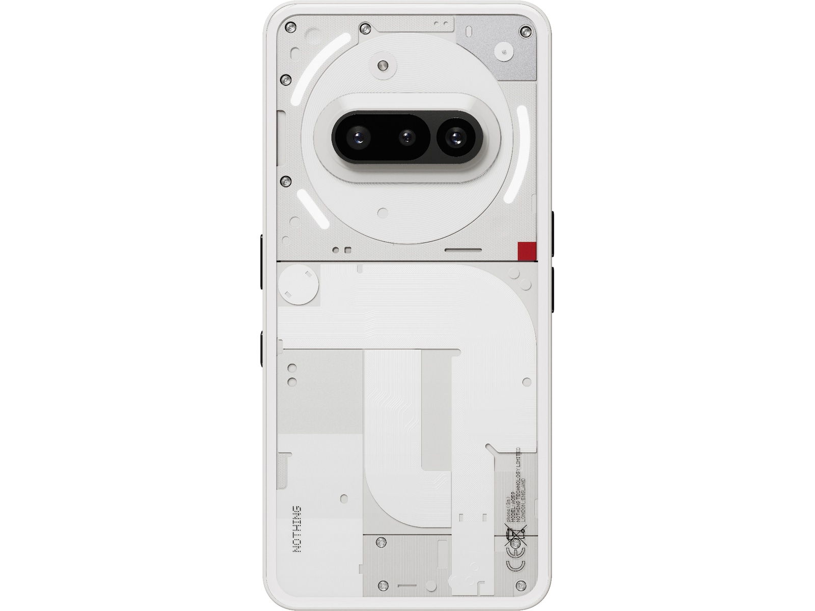 Nothing Phone (3a) 128GB (hvit) Mobiltelefoner