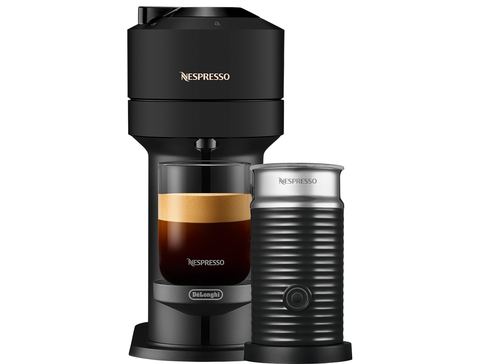 Nespresso Vertuo Next kaffemaskin fra DeLonghi ENV120BMAE (sort) Kapselmaskiner