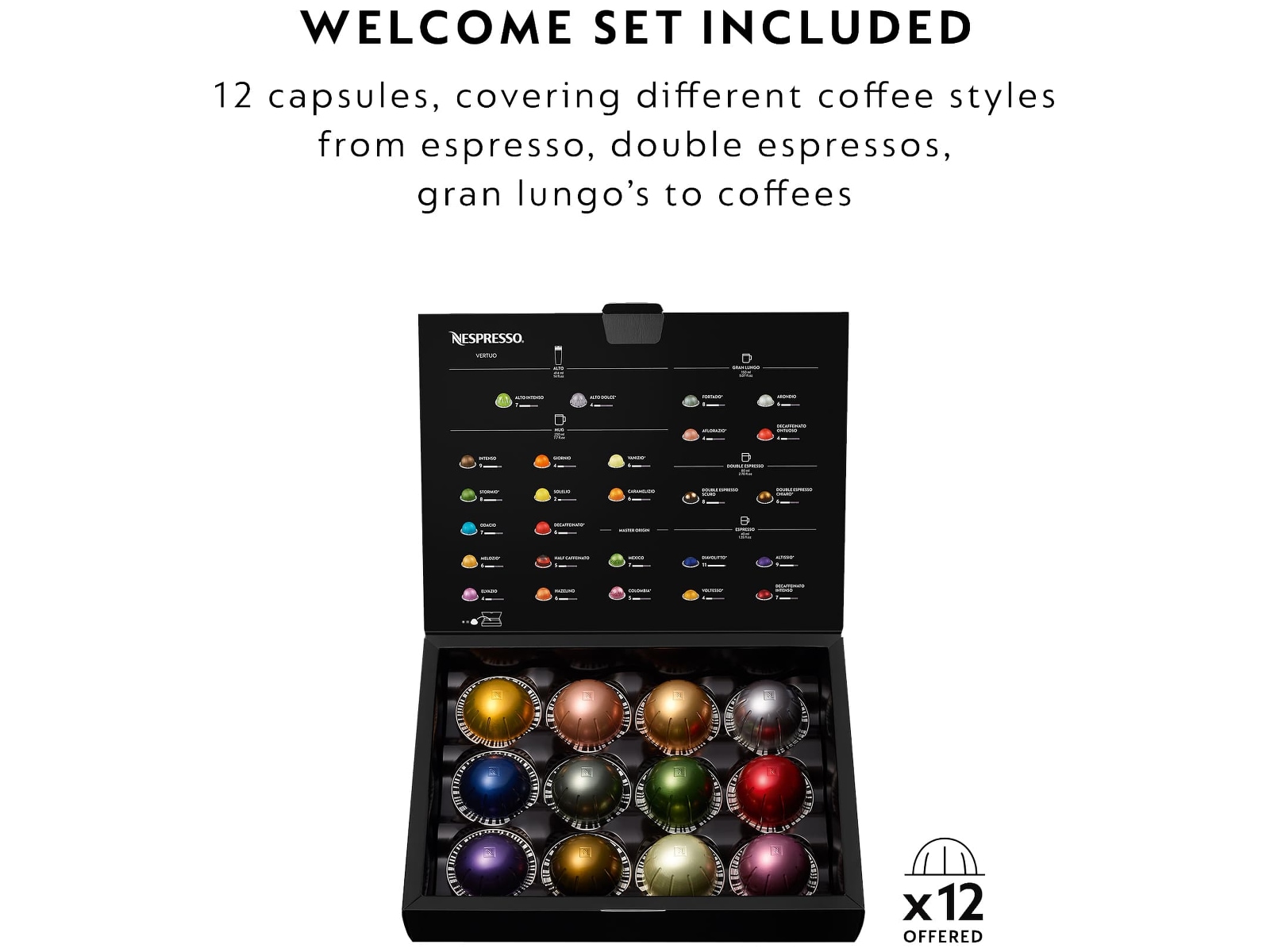 Nespresso Vertuo Next kaffemaskin fra DeLonghi ENV120BMAE (sort) Kapselmaskiner