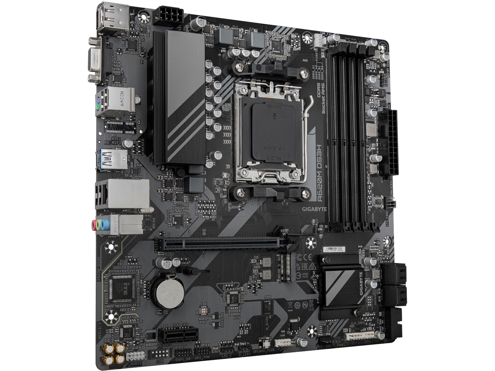 Gigabyte A620M DS3H Hovedkort AMD Socket