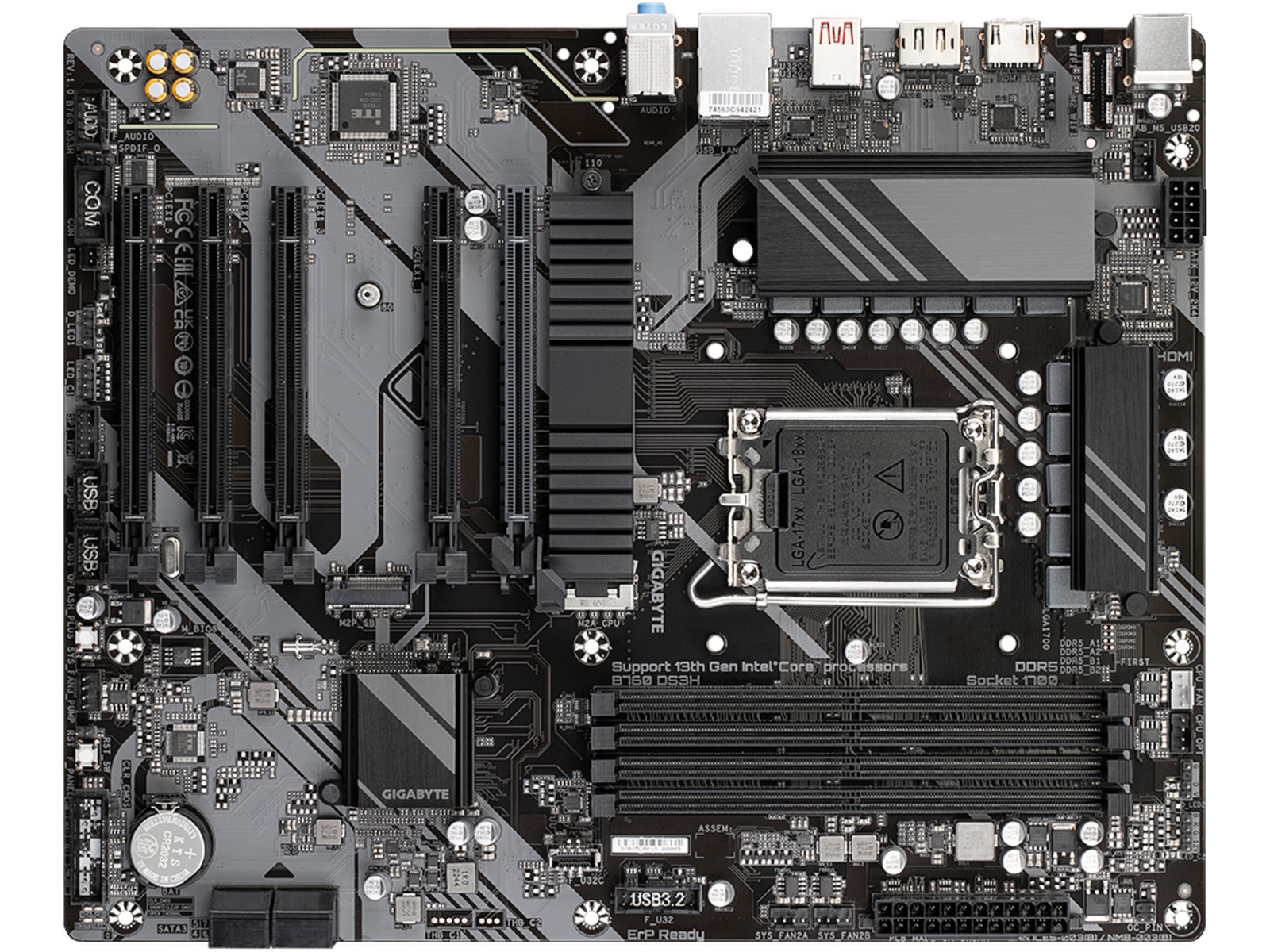 Gigabyte B760 DS3H Hovedkort Intel Socket