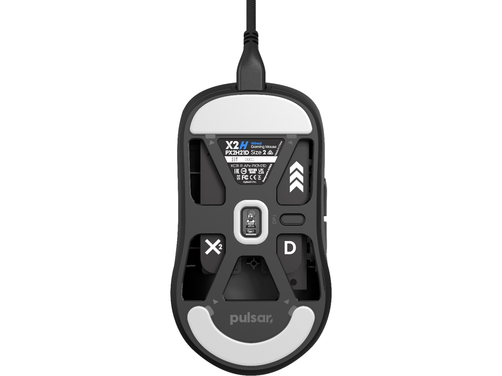 Pulsar X2H Gamingmus (sort) Gamingmus