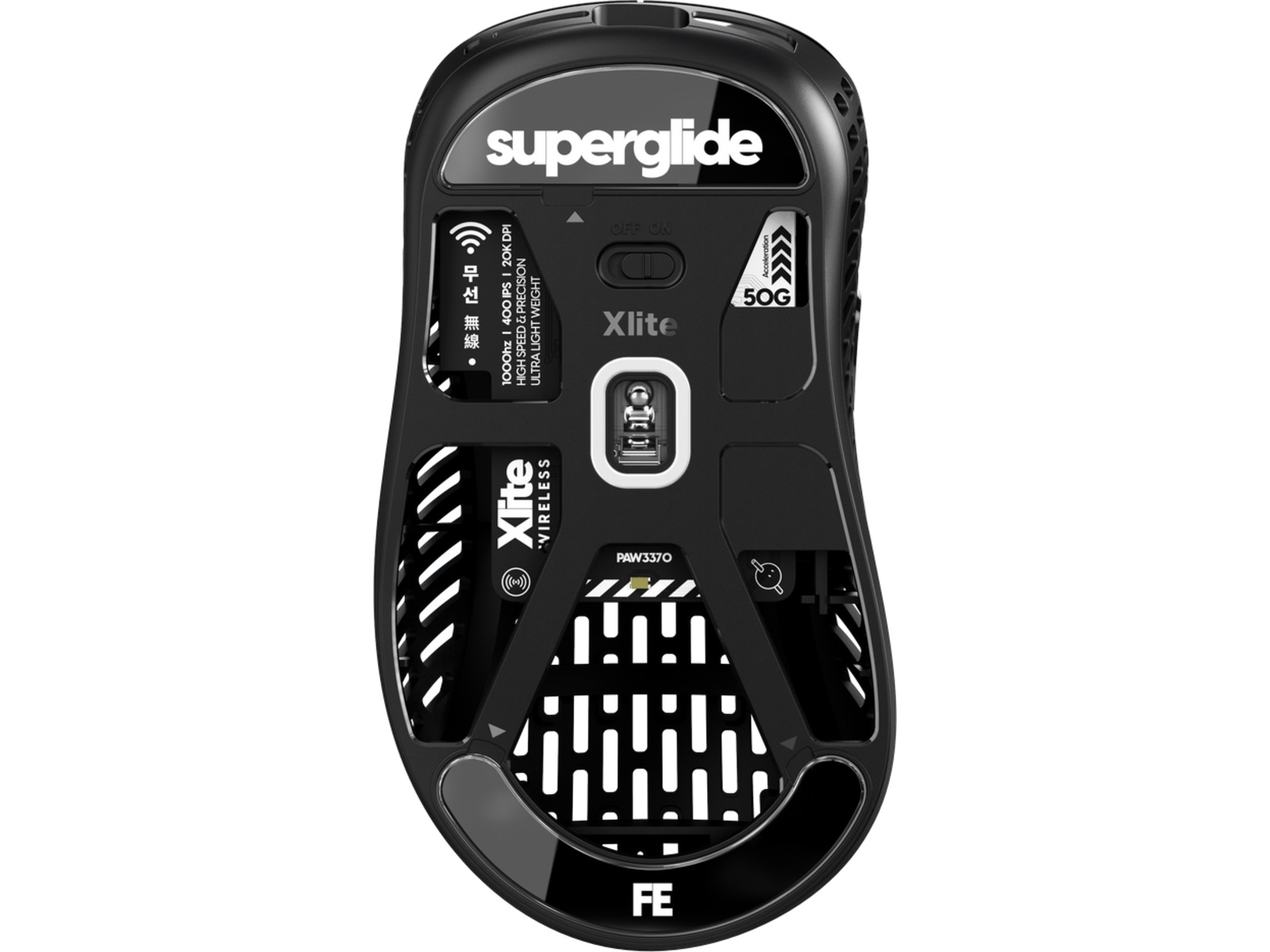 Pulsar Superglide Type-C Xlite Series (sort) Tilbehør