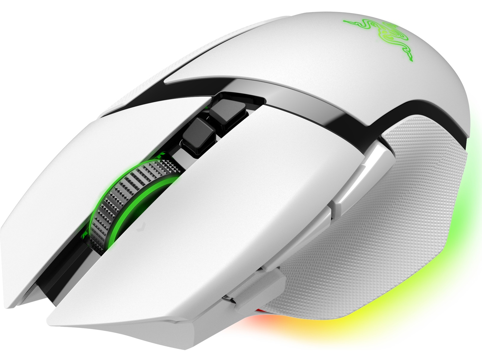 Razer Basilisk V3 PRO 35K trådløs ergonomisk gamingmus (hvit) -B-Grade Demo mus