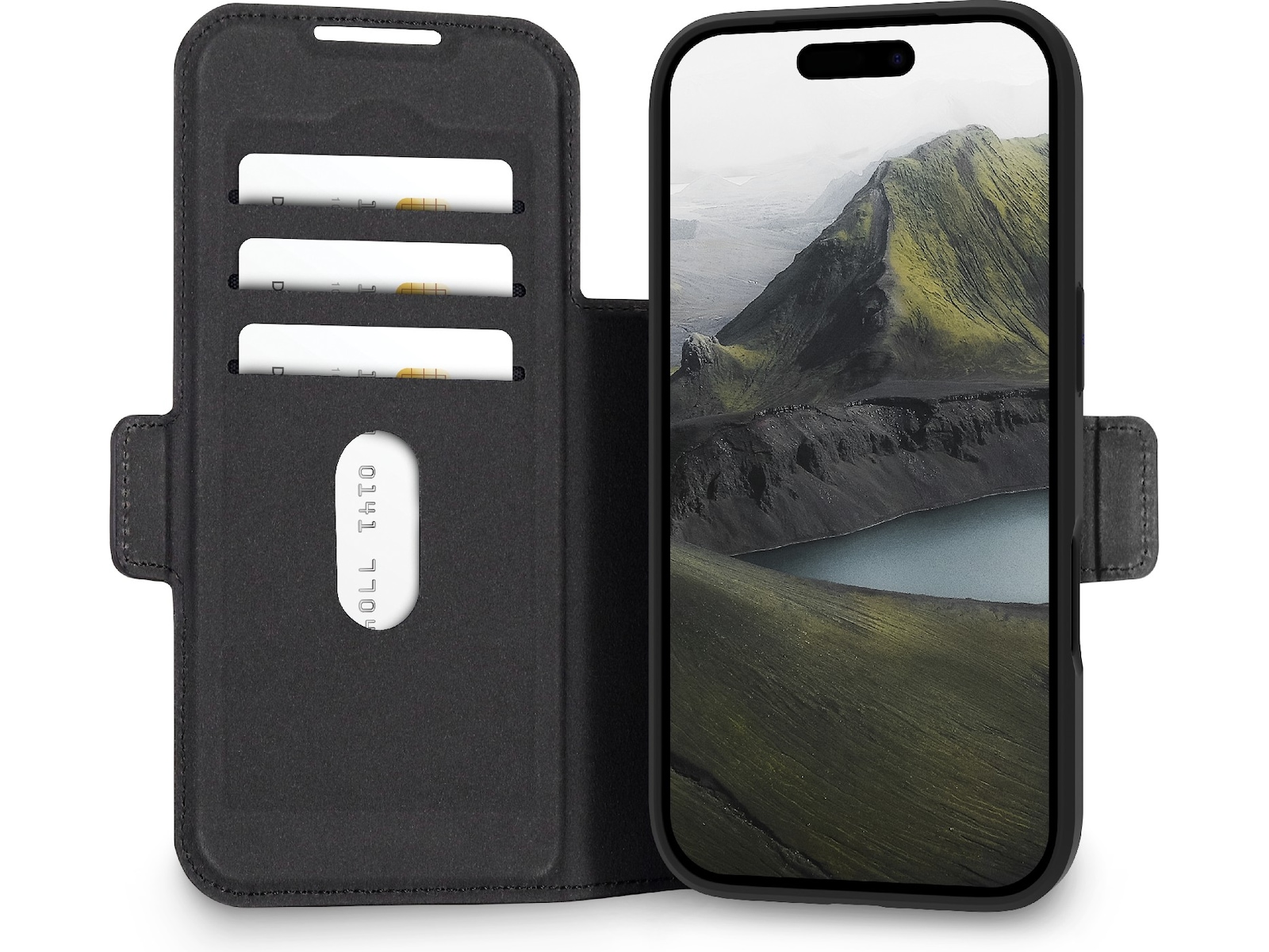 dbramante1928 iPhone 17 Pro Oslo Pro Lommebokdeksel (sort) Deksel til mobiltelefon