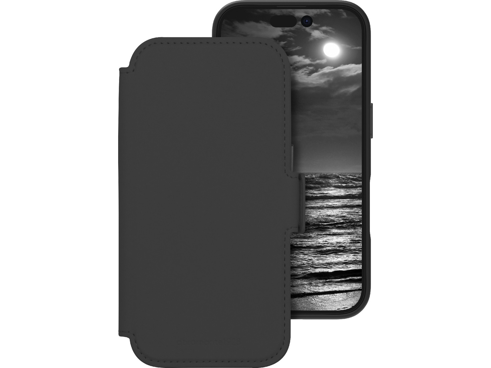 dbramante1928 iPhone 16 Lynge 2-i-1 Lommebokdeksel (midnight) Deksel til mobiltelefon