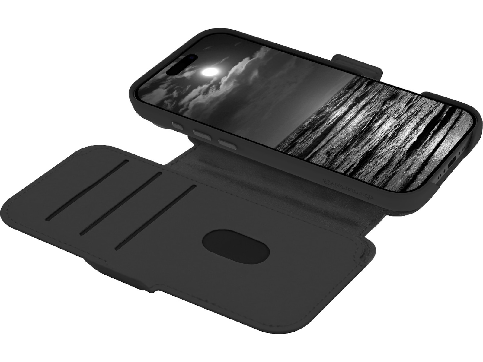 dbramante1928 iPhone Air Lynge 2-i-1 Lommebokdeksel (midnight) Deksel til mobiltelefon