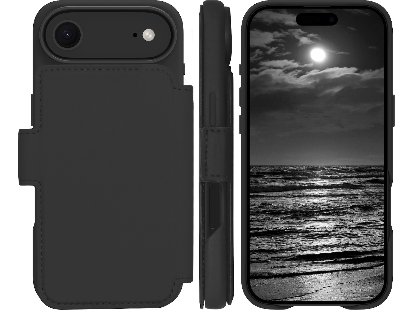 dbramante1928 iPhone Air Lynge 2-i-1 Lommebokdeksel (midnight) Deksel til mobiltelefon