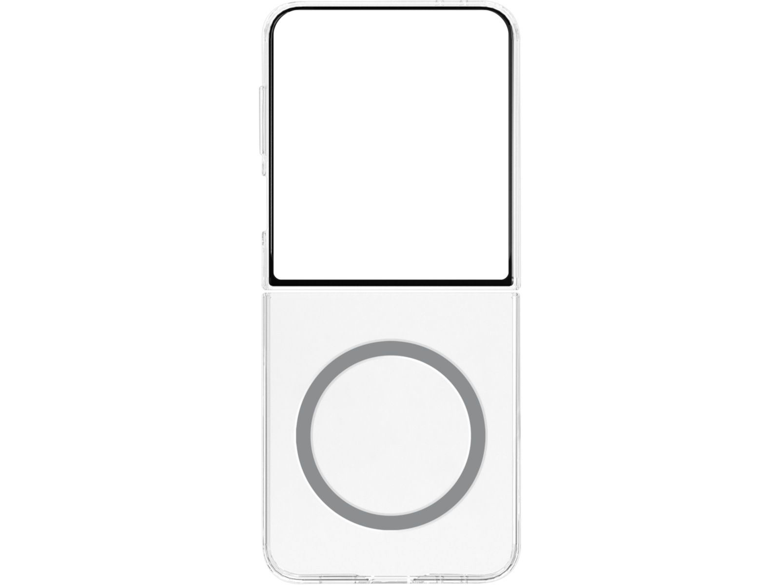 Samsung Galaxy Z Flip7 Clear Magnet Case (gjennomsiktig) Deksel til mobiltelefon