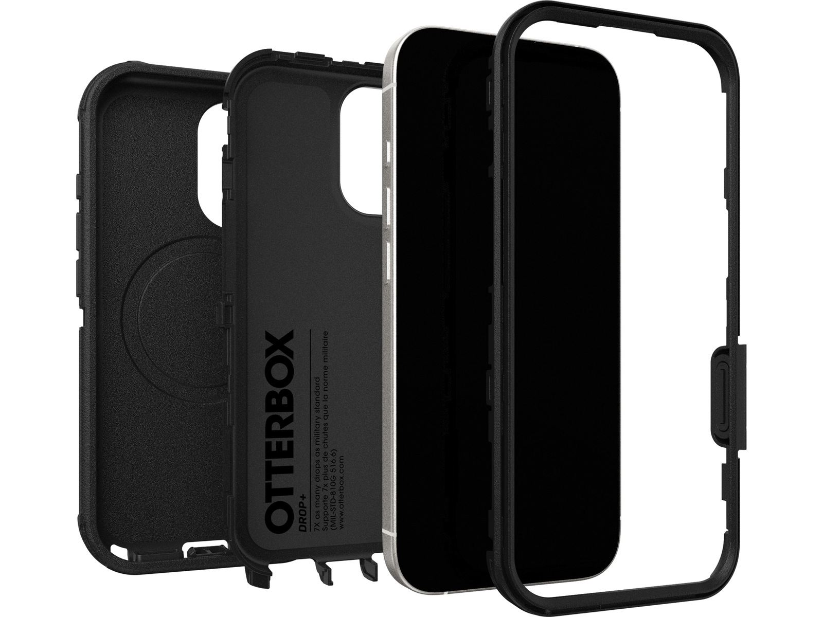 OtterBox iPhone 17 Defender Pro deksel - ProPack (sort) Deksel til mobiltelefon