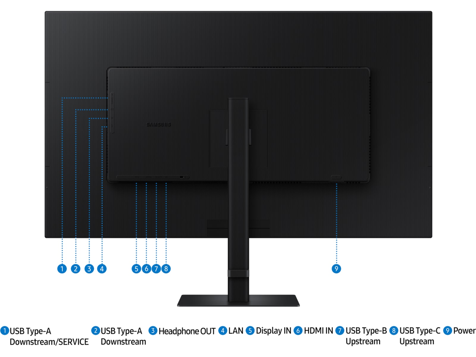 Samsung 37" ViewFinity S8 4K skjerm S37D800UA Skjermer