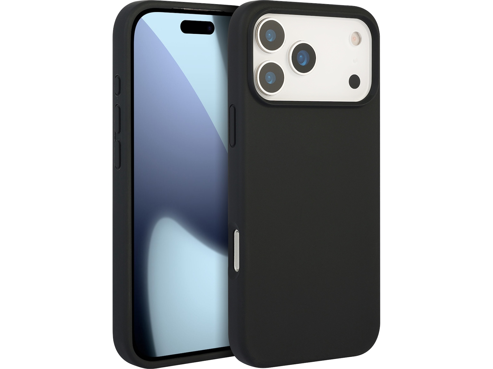 iiglo iPhone 17 Pro Max Magnetic Silikondeksel (sort) Deksel til mobiltelefon