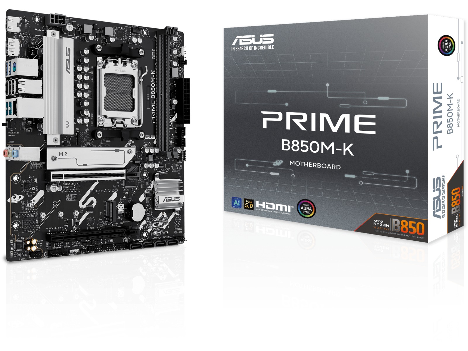 ASUS B850M-K PRIME D5 Hovedkort AMD Socket