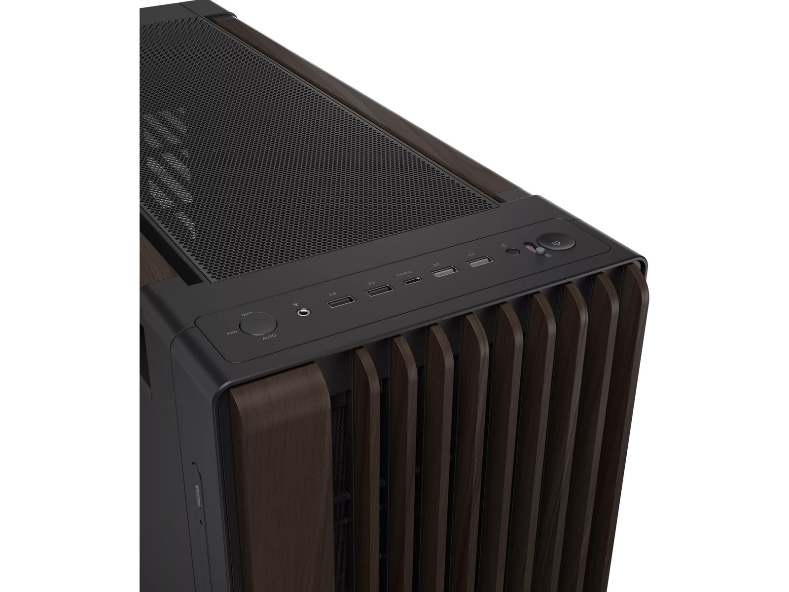 Asus PA602 PROART Walnut Metal PWM Moderne Mid Tower (sort) Midi tower