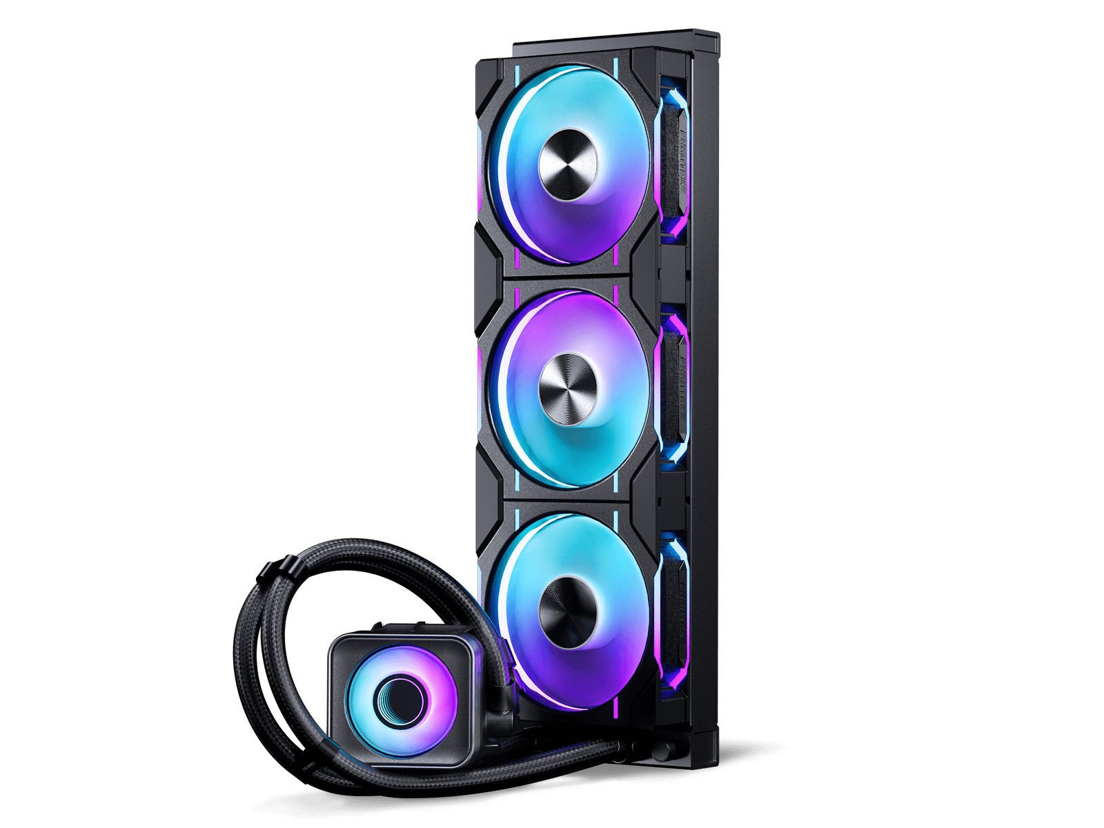 Phanteks Glacier One 360D30 X2 DRGB AIO Kjøler (sort) CPU - Vannkjøling