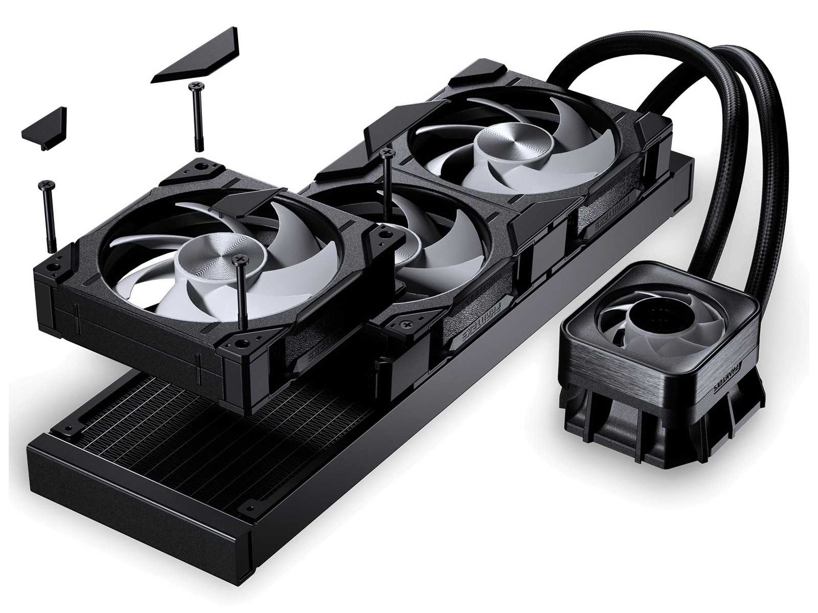 Phanteks Glacier One 360D30 X2 DRGB AIO Kjøler (sort) CPU - Vannkjøling