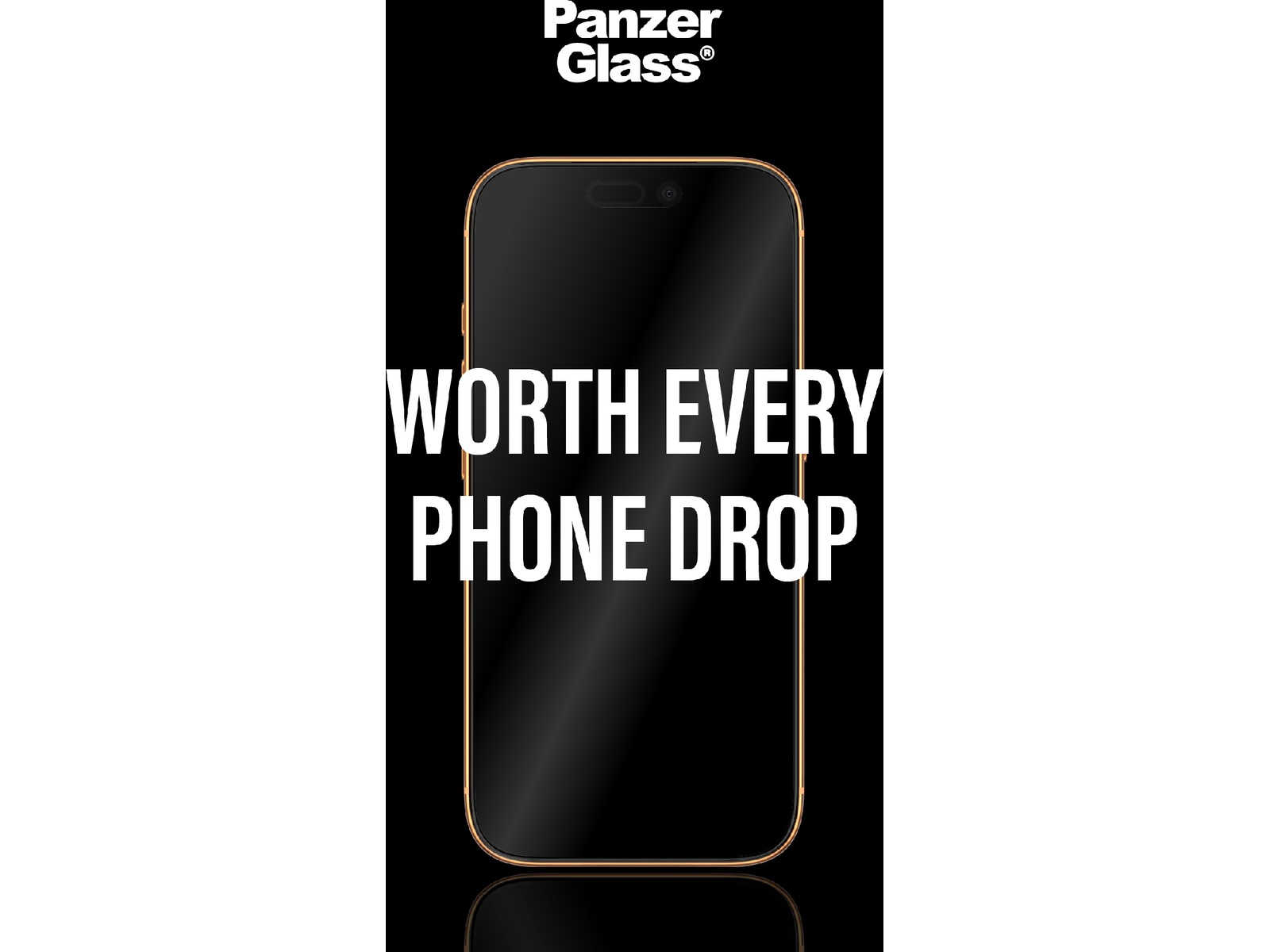 PanzerGlass iPhone 17 / 16 Pro Skjermbeskytter (sort) Skjermbeskyttelse