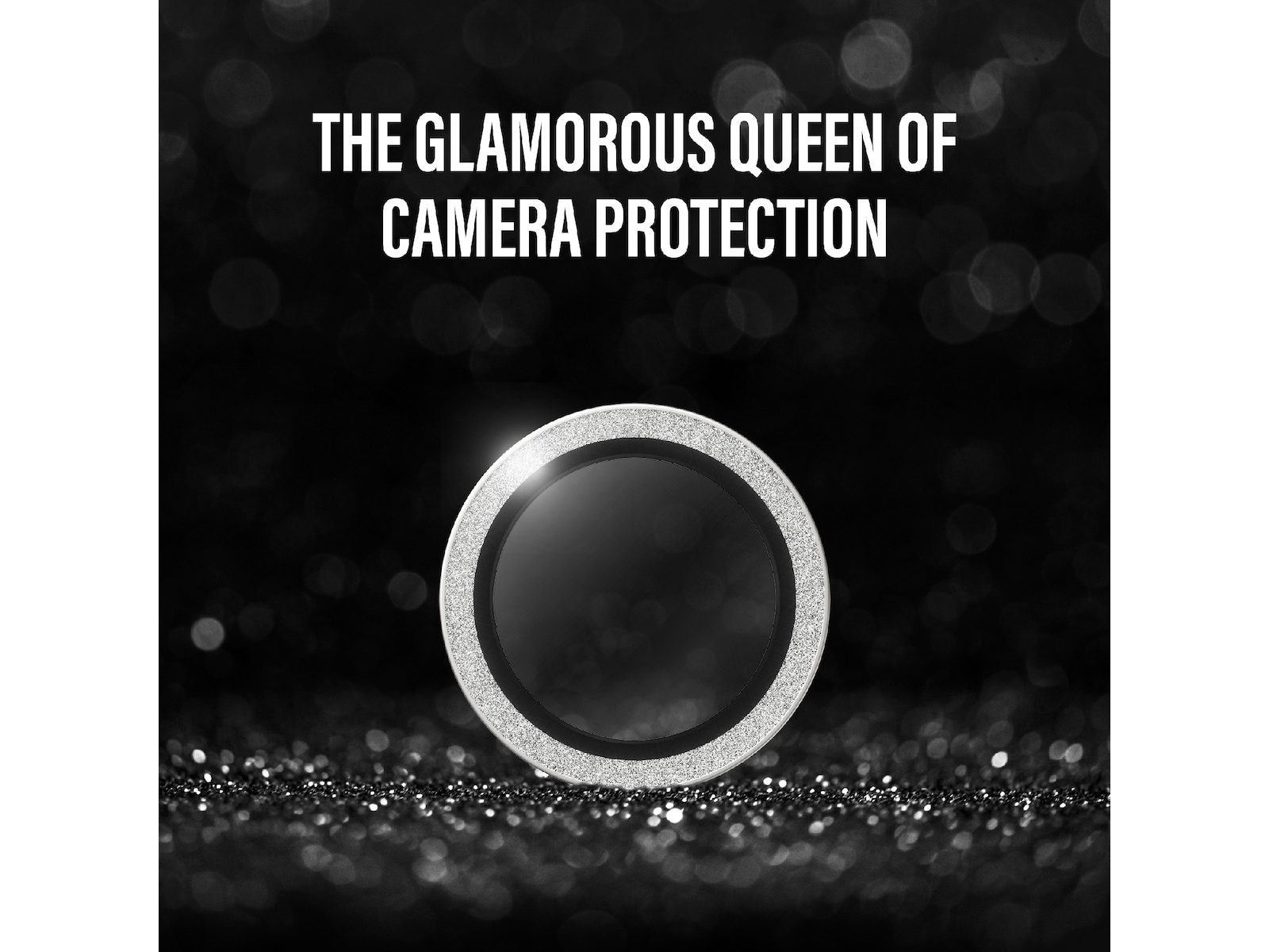 PanzerGlass iPhone Air Hoops Linsebeskytter (glitter silver) Skjermbeskyttelse