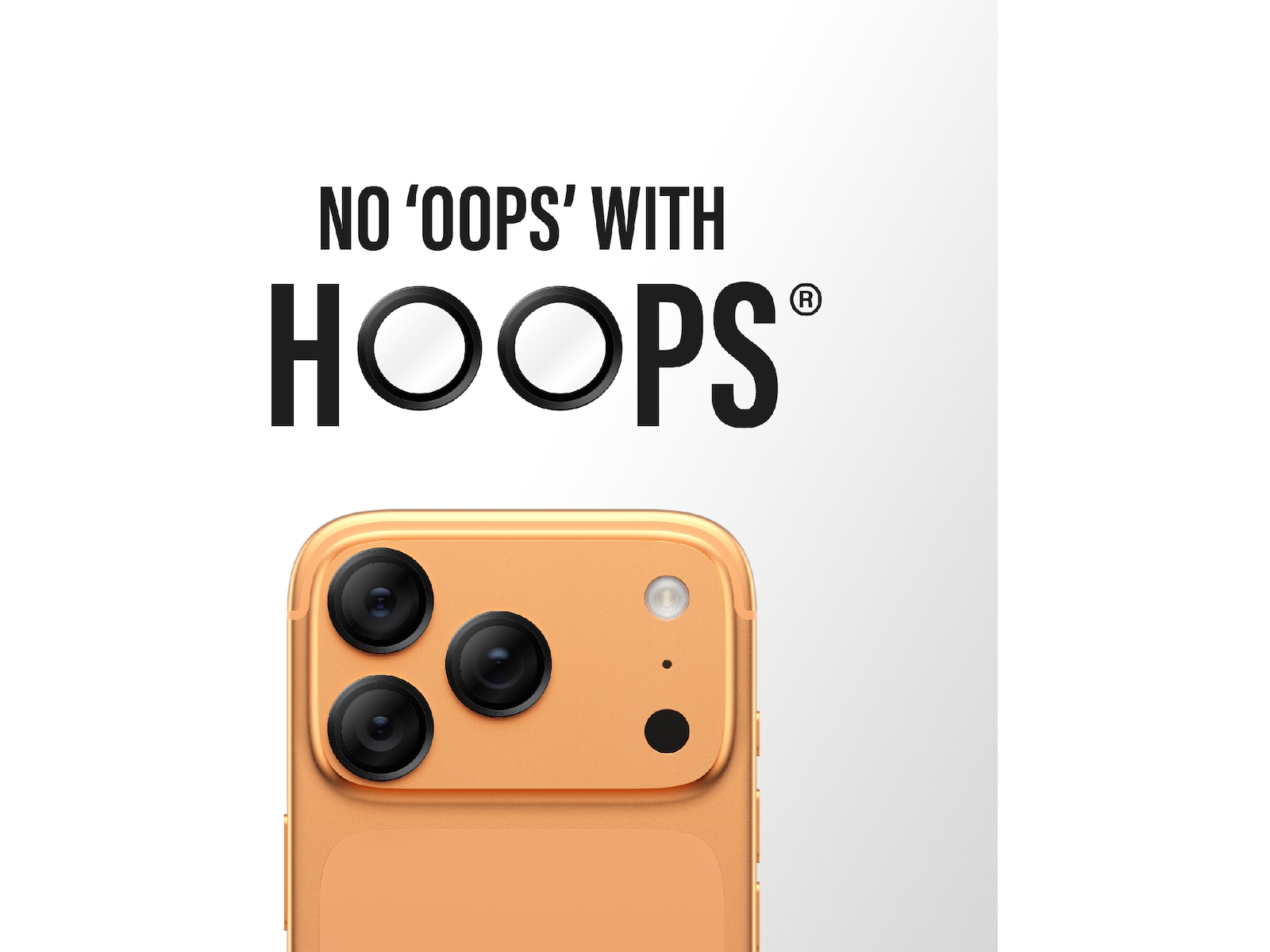 PanzerGlass iPhone 17 Pro / 17 Pro Max / 16 Pro / 16 Pro Max Hoops Linsebeskytter (sort) Skjermbeskyttelse