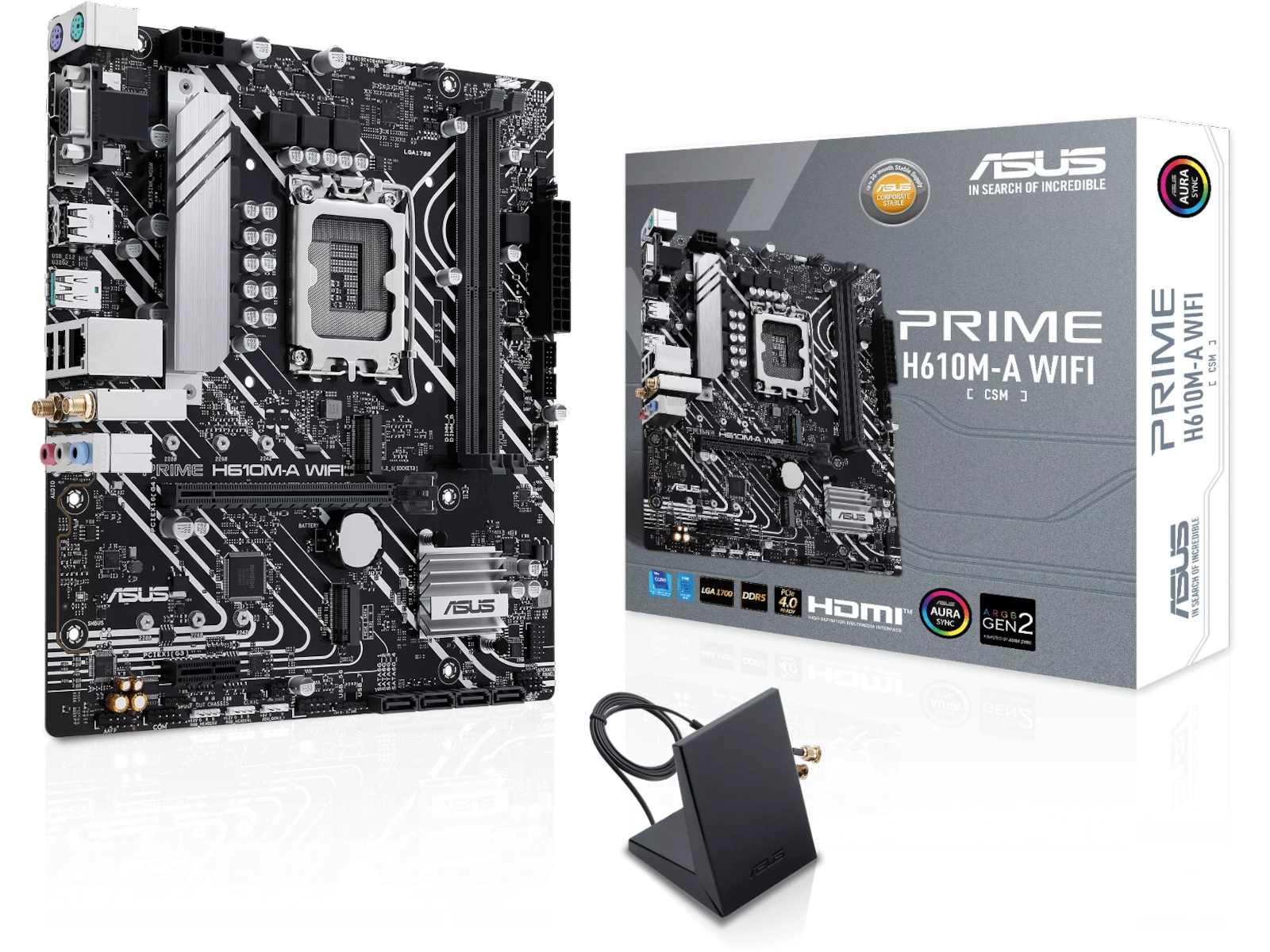 ASUS PRIME H610M-A WIFI Hovedkort Intel Socket