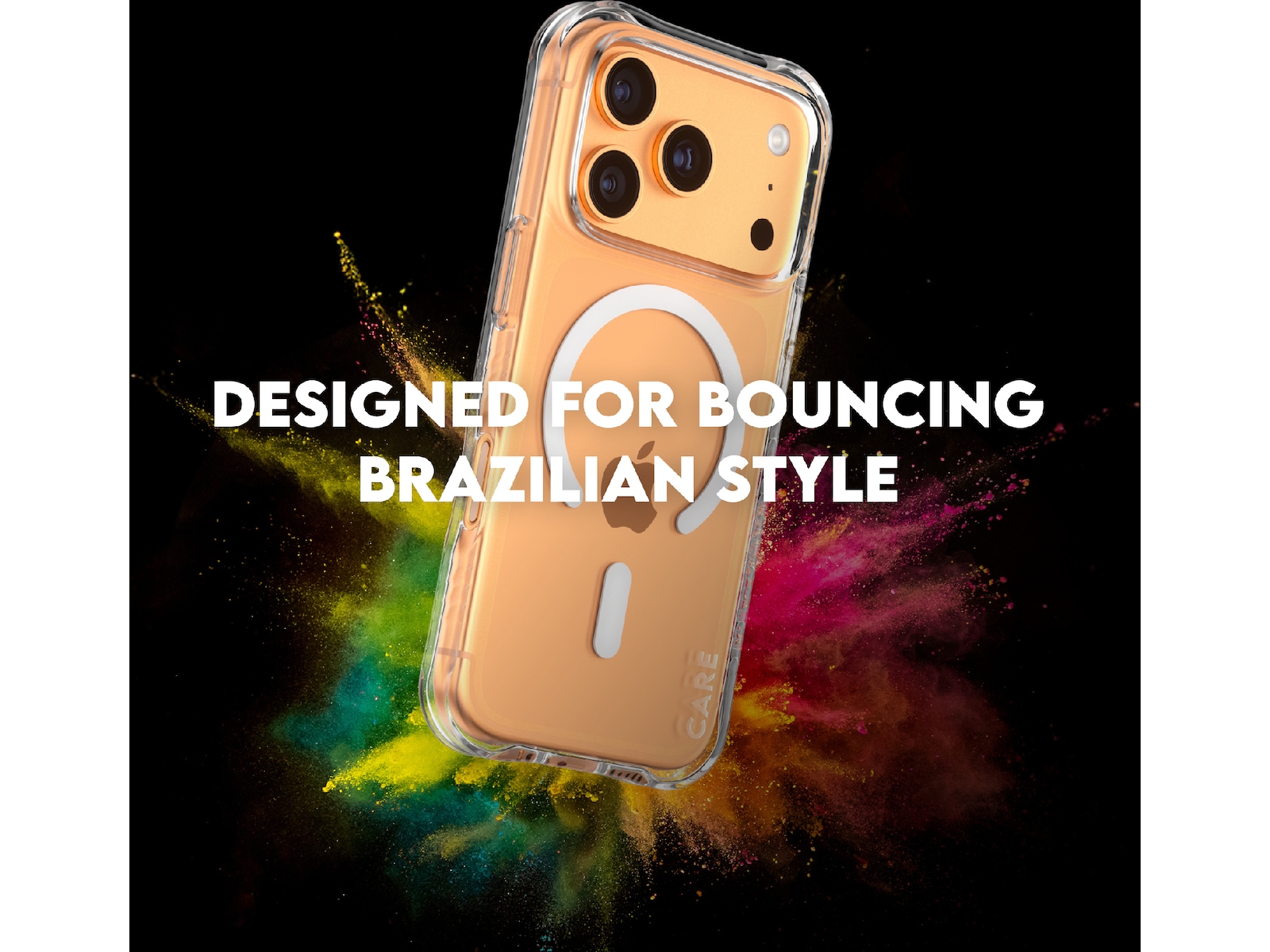 PanzerGlass CARE iPhone 17 Pro Samba Hardcase deksel (gjennomsiktig/hvit) Deksel til mobiltelefon