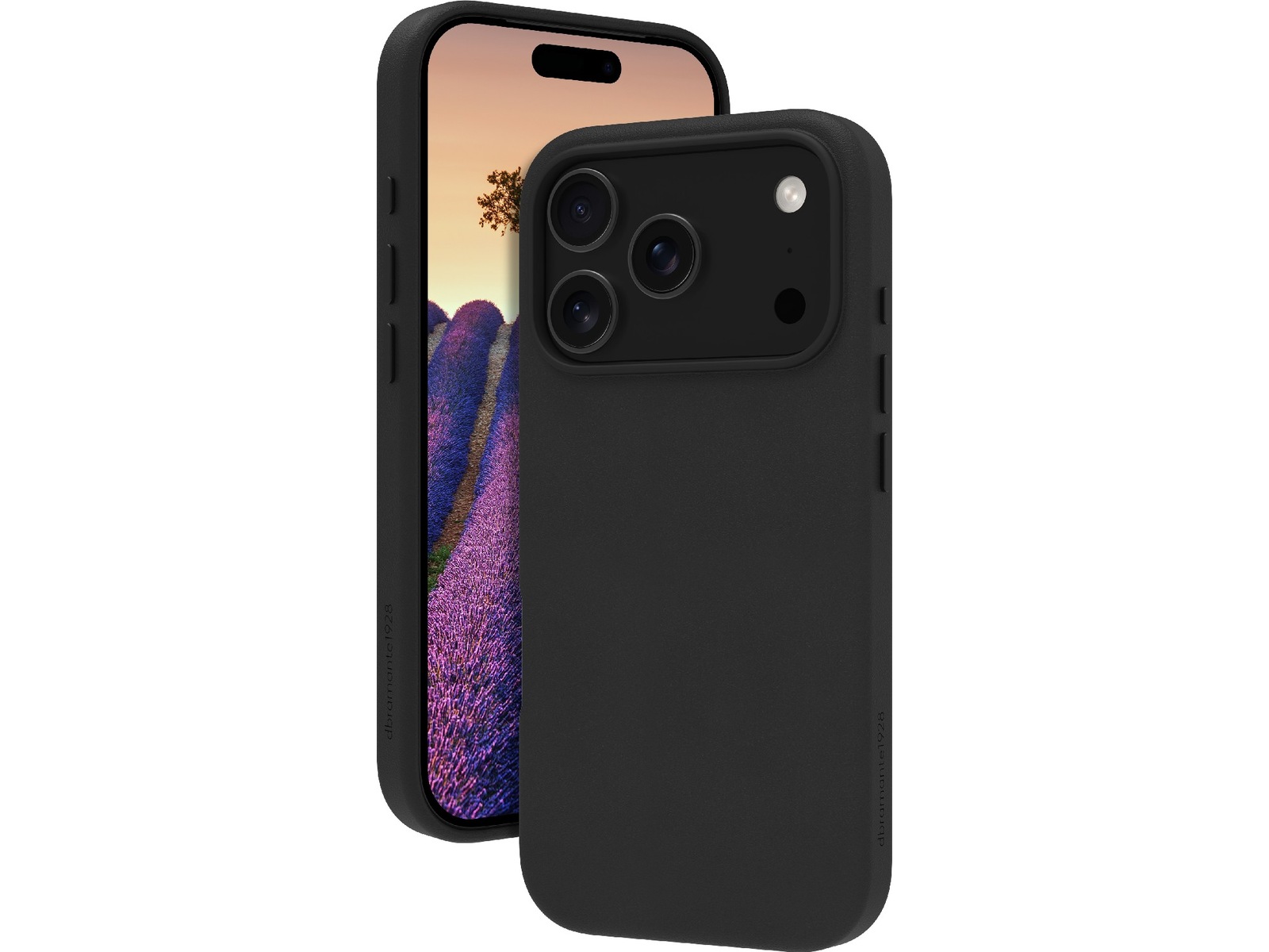 dbramante1928 iPhone 17 Pro Roskilde skinndeksel (sort) Deksel til mobiltelefon