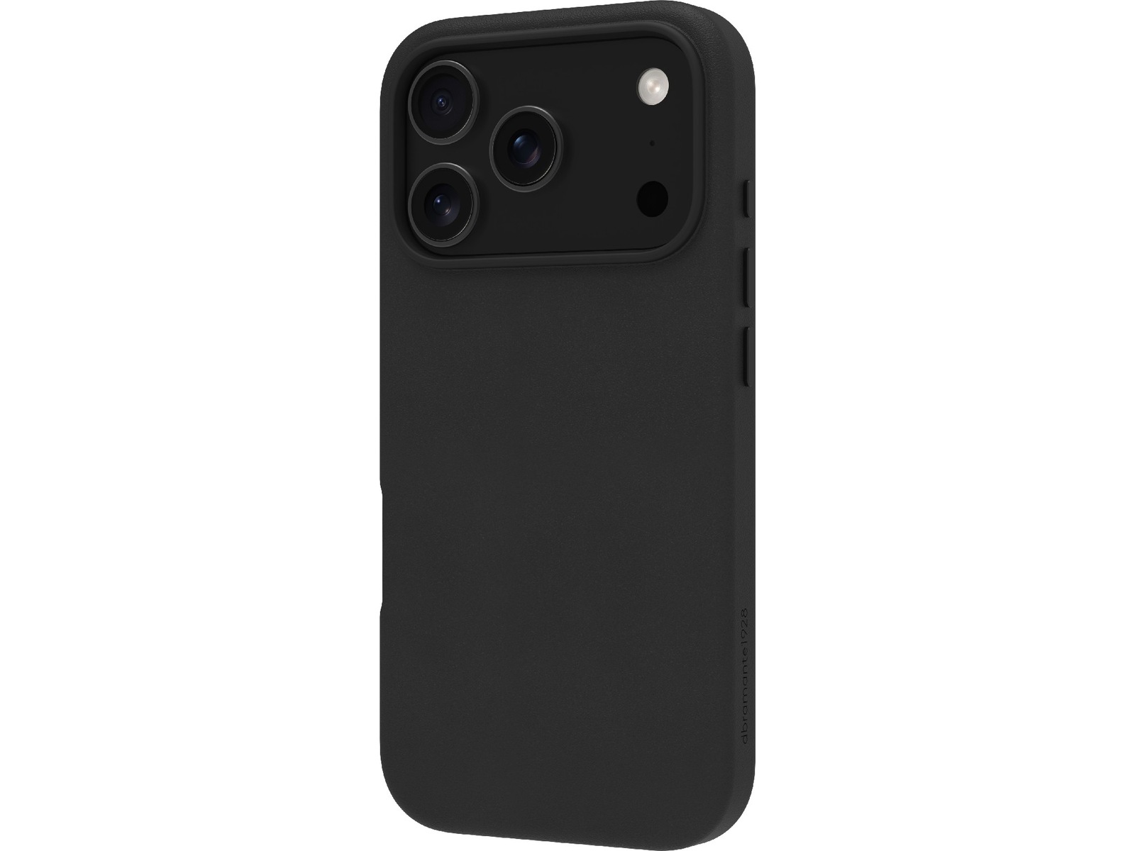 dbramante1928 iPhone 17 Pro Roskilde skinndeksel (sort) Deksel til mobiltelefon
