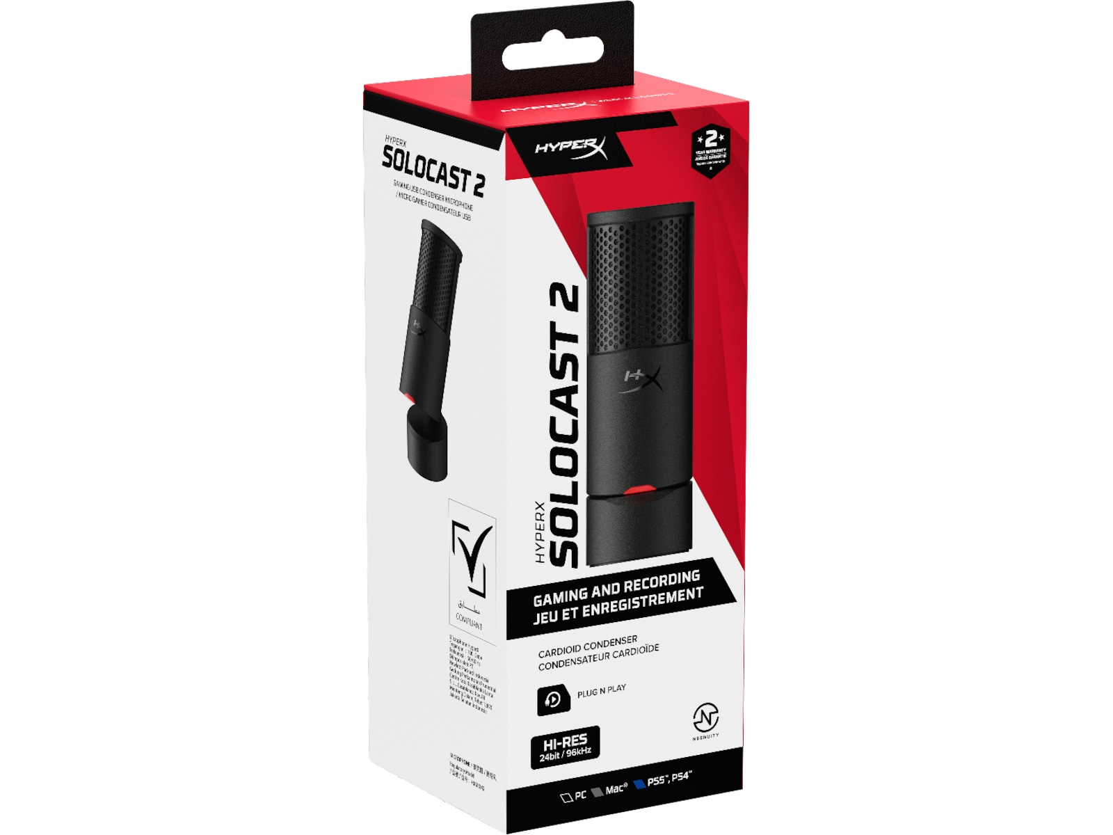 HyperX Solocast 2 USB mikrofon Mikrofon