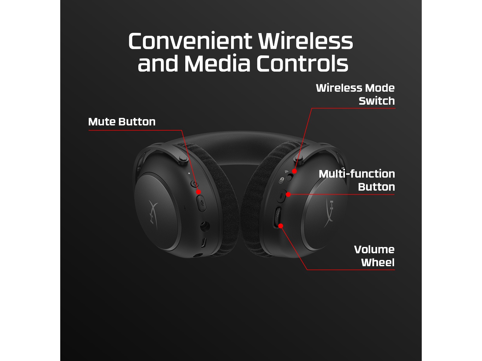 HyperX Cloud Alpha 2 Trådløst Gaming Headset (sort) Gaming headset