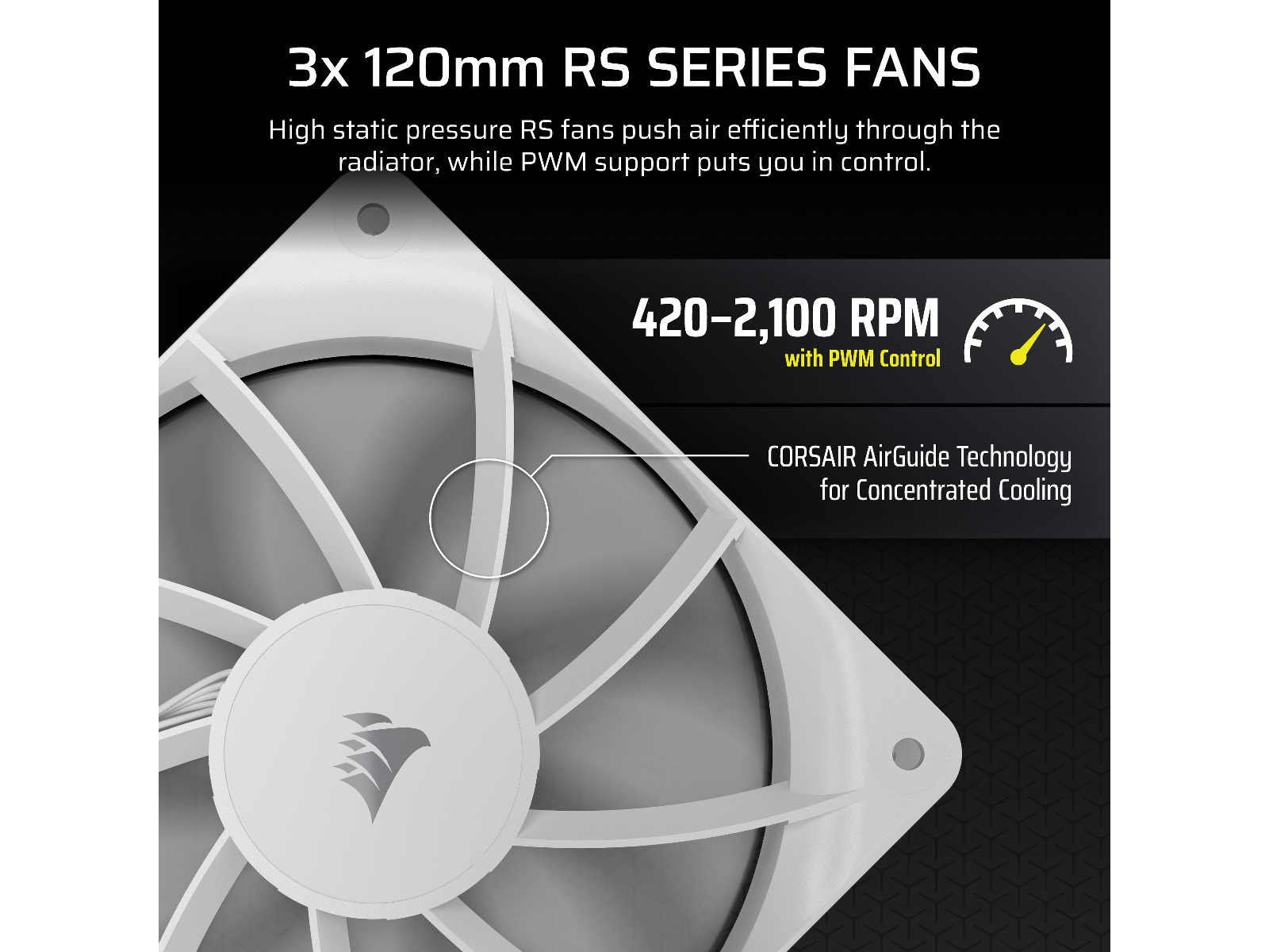 Corsair Nautilus 360 RS LCD Kjøler (hvit) CPU - Vannkjøling