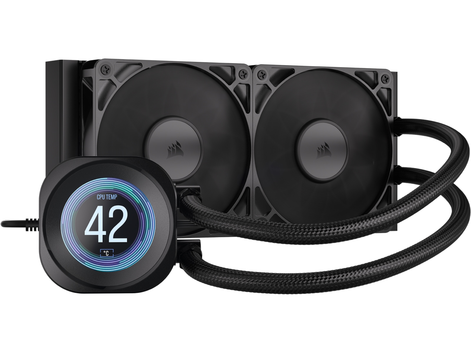 Corsair Nautilus 240 RS LCD Kjøler (sort) CPU - Vannkjøling